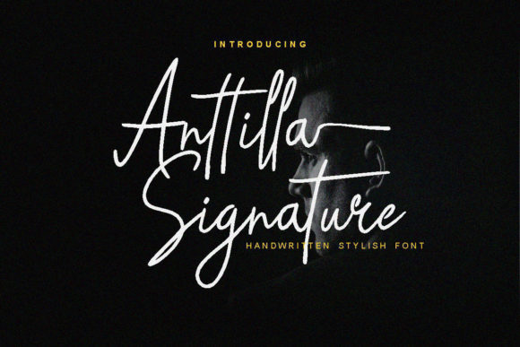 Anttilla Signature Font for Handmade and Commercial Projects