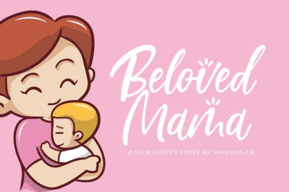 Beloved Mama Font for Business Branding