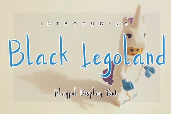 Black Legoland Script Font for Handmade Creations