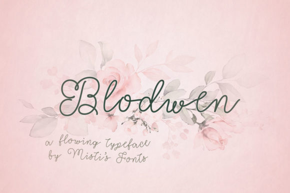 Blodwen: A Luxurious Handwritten Font for Creative Projects