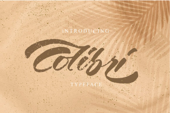 Colibri Font for Web Design and Branding