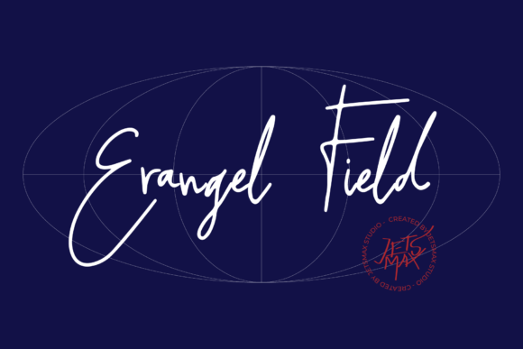 Erangel Field: A Handwritten Font for Digital Elegance