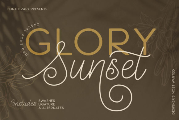 Glory Sunset: A Font That Transformed My Brand’s Visual Story