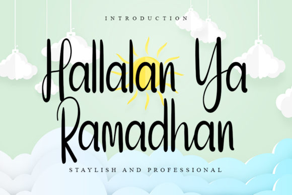 Hallalan Ya Ramadhan: A Script Font That Elevates Campaign Design