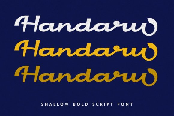 Handaru: A Bold Handwritten Font for Your Brand