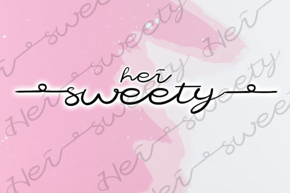 Hei Sweety: A Stylish Script Font for Campaign Creatives