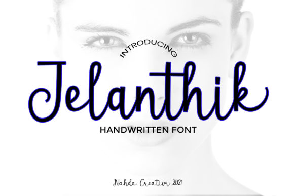 Jelanthik: A Delicate Script Font for Handmade Creations