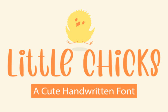 Little Chicks: A Playful Handwritten Font for Editorial Design