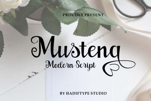 Mustena: A Handwritten Font for Web Design and Branding