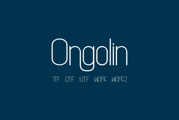 Ongolin: A Versatile Script Font for Editorial Design