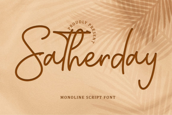 Satherday Font for a Polished Brand Identity