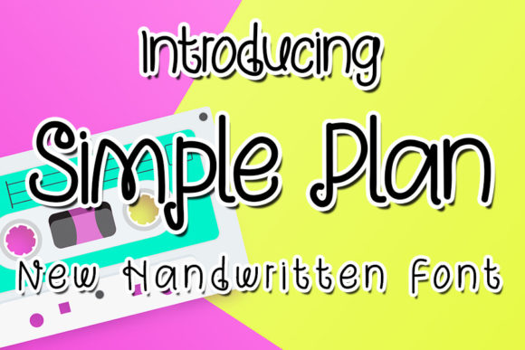 Simple Plan: A Handwritten Font for Thoughtful Design