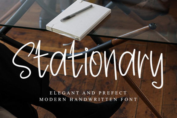 Stationary Font for Web Design and Branding