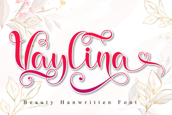 Vaylina: A Sweet Script Font for Handmade Creations