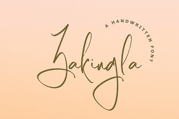 Zakingla: The Script Font That Elevates Your Campaigns